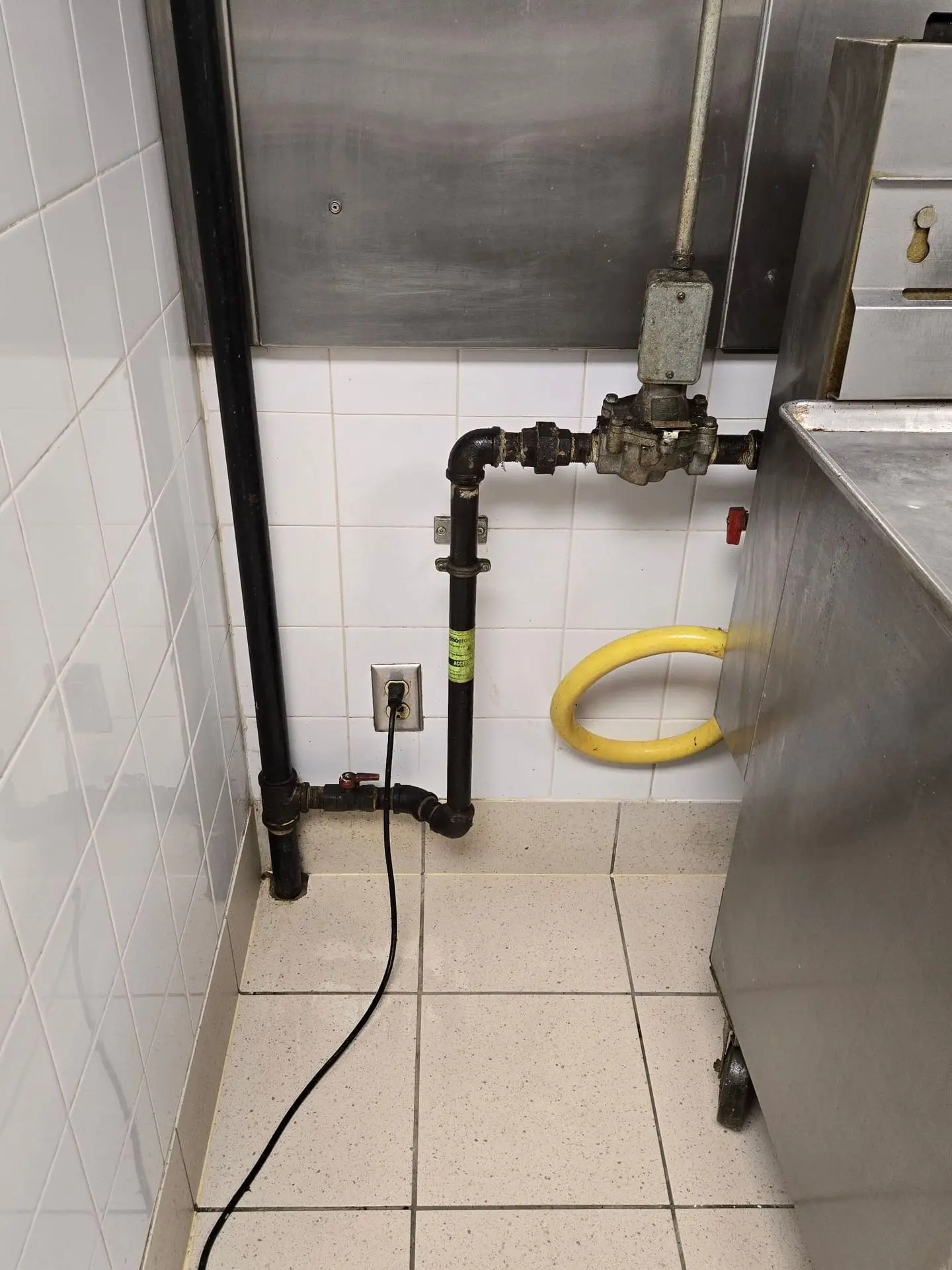 Floor degreasing